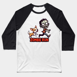 Zombie Run Baseball T-Shirt